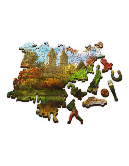 Puzzle Trefl Din Lemn 500+1 Piese Central Park New York,20157