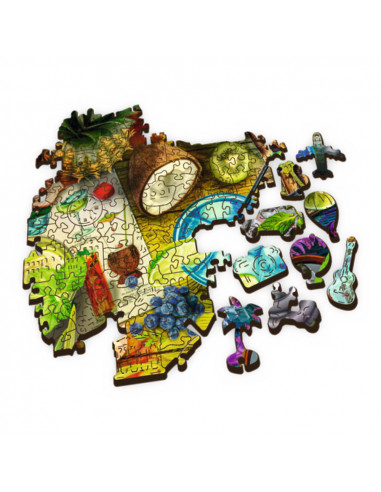 Puzzle Trefl Din Lemn 500+1 Piese Cocktailurile Colorate,20154