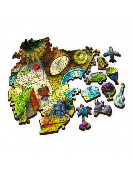 Puzzle Trefl Din Lemn 500+1 Piese Cocktailurile Colorate,20154