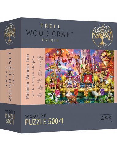 Puzzle Trefl Din Lemn 500+1 Piese Lumea Magica,20156