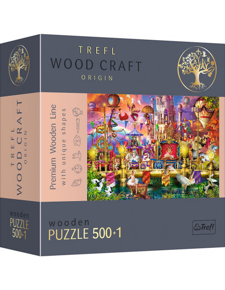 Puzzle Trefl Din Lemn 500+1 Piese Lumea Magica,20156