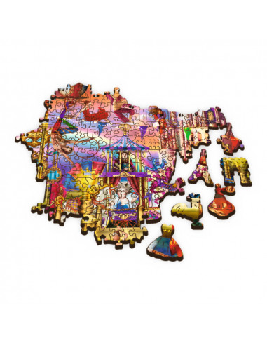 Puzzle Trefl Din Lemn 500+1 Piese Lumea Magica,20156