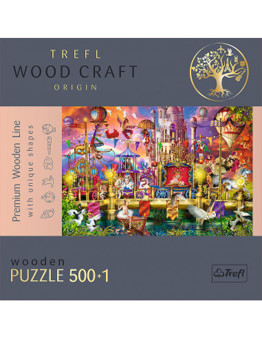 Puzzle Trefl Din Lemn 500+1 Piese Lumea Magica,20156
