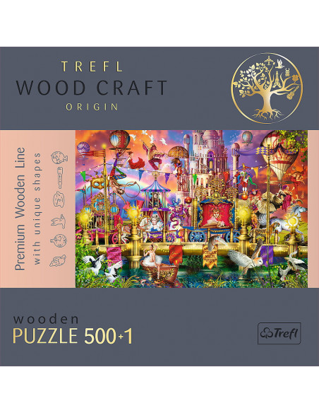 Puzzle Trefl Din Lemn 500+1 Piese Lumea Magica,20156