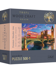 Puzzle Trefl Din Lemn 500+1 Obictivele Turistice Din