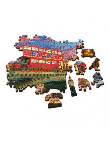 Puzzle Trefl Din Lemn 500+1 Obictivele Turistice Din