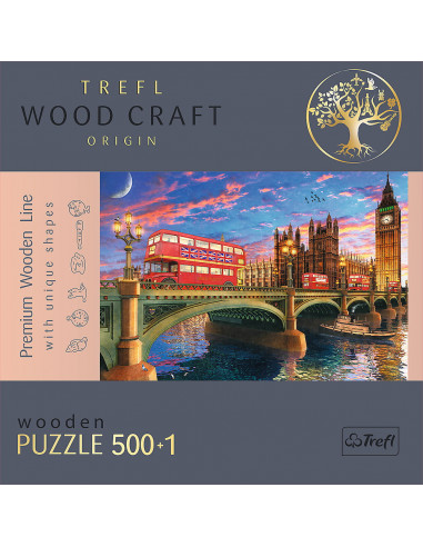 Puzzle Trefl Din Lemn 500+1 Obictivele Turistice Din