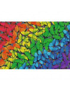 Puzzle Trefl Din Lemn 500+1 Piese Fluturasii Colorati,20159 2