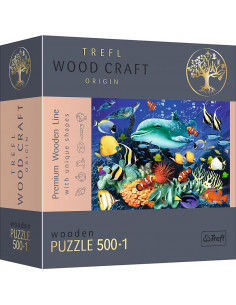 Puzzle Trefl Din Lemn 500+1 Piese Viata Marina,20153