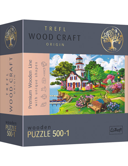 Puzzle Trefl Din Lemn 500+1 Piese Portul In Timpul Verii,20161