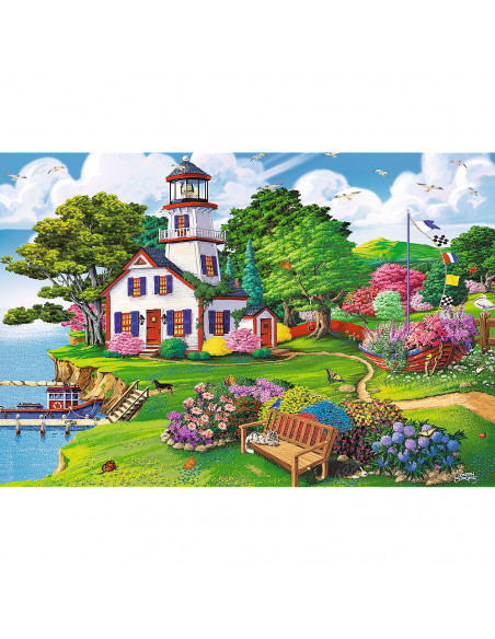 Puzzle Trefl Din Lemn 500+1 Piese Portul In Timpul Verii,20161