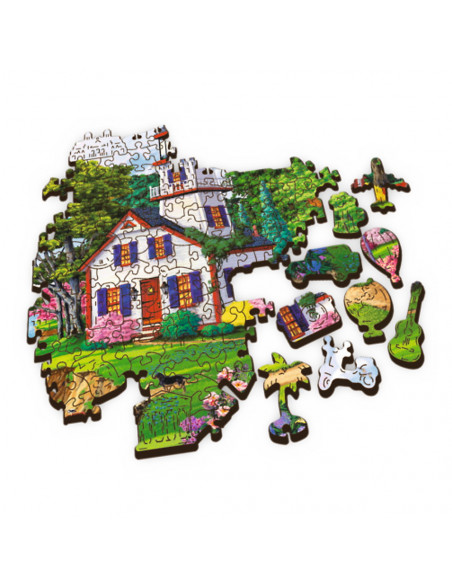 Puzzle Trefl Din Lemn 500+1 Piese Portul In Timpul Verii,20161