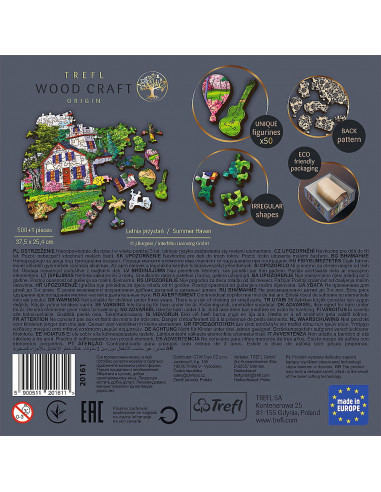 Puzzle Trefl Din Lemn 500+1 Piese Portul In Timpul Verii,20161