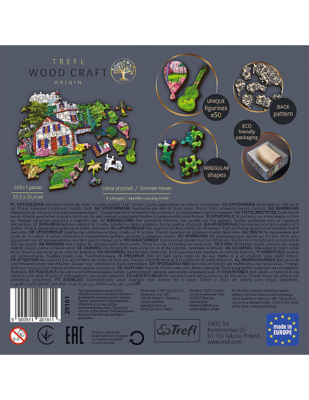 Puzzle Trefl Din Lemn 500+1 Piese Portul In Timpul Verii,20161