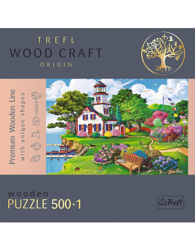 Puzzle Trefl Din Lemn 500+1 Piese Portul In Timpul Verii,20161