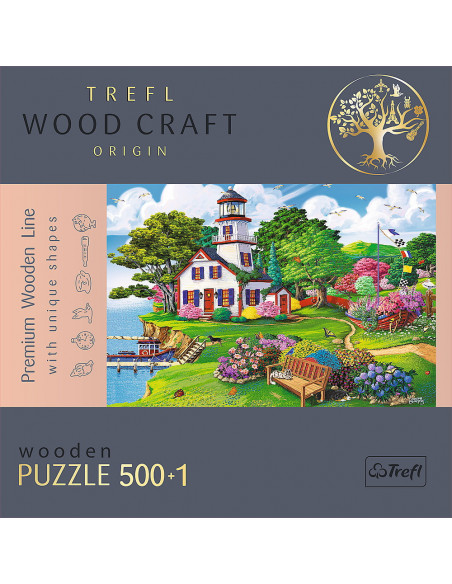 Puzzle Trefl Din Lemn 500+1 Piese Portul In Timpul Verii,20161