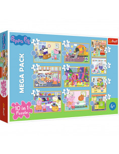 Puzzle Trefl 10in1 Intalneste-o Pe Peppa Pig,90383