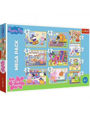 Puzzle Trefl 10in1 Intalneste-o Pe Peppa Pig,90383