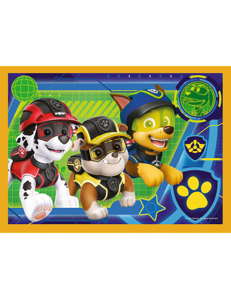 Puzzle Trefl 4in1 Patrula Catelusilor - Sarbatorile,34395