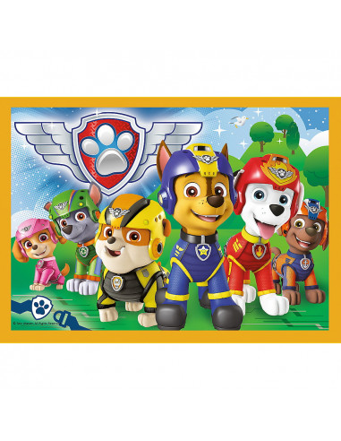 Puzzle Trefl 4in1 Patrula Catelusilor - Sarbatorile,34395
