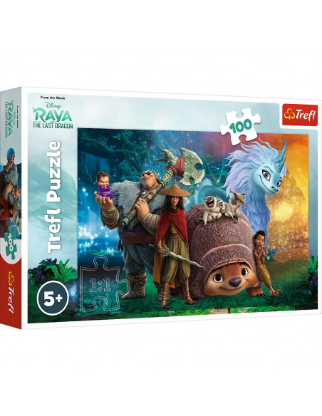 Puzzle Trefl 100 Disney Raya Si Ultimul Dragon,16508