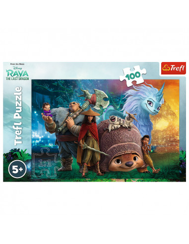 Puzzle Trefl 100 Disney Raya Si Ultimul Dragon,16508