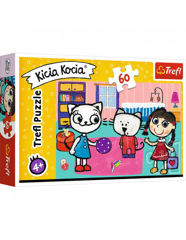 Puzzle Trefl 60 Kicia Kocia Si Prietenii,17343