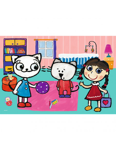 Puzzle Trefl 60 Kicia Kocia Si Prietenii,17343