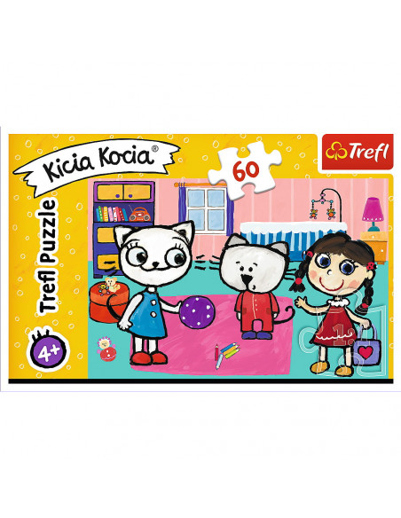 Puzzle Trefl 60 Kicia Kocia Si Prietenii,17343