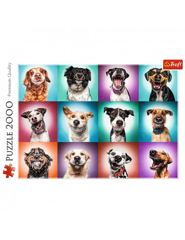 Puzzle Trefl 2000 Catelusii Amuzanti,27119