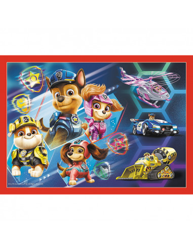 Puzzle Trefl 4in1 Patrula Catelusilor In Oras,34374