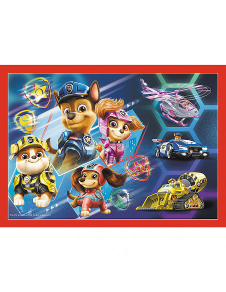 Puzzle Trefl 4in1 Patrula Catelusilor In Oras,34374