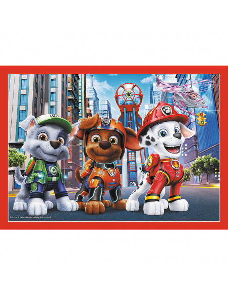 Puzzle Trefl 4in1 Patrula Catelusilor In Oras,34374