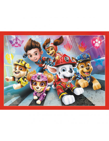 Puzzle Trefl 4in1 Patrula Catelusilor In Oras,34374