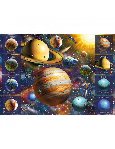 Puzzle Trefl Spiral 1040 Piese Sistemul Solar,40013