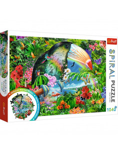 Puzzle Trefl Spiral 1040 Piese Animale Tropicale,40014