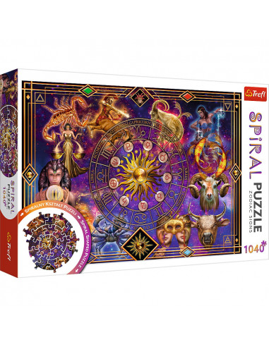 Puzzle Trefl Spiral 1040 Piese Semne Zodiacale,40015