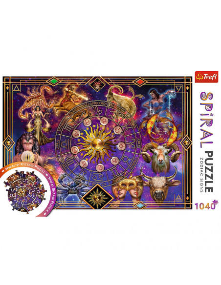 Puzzle Trefl Spiral 1040 Piese Semne Zodiacale,40015