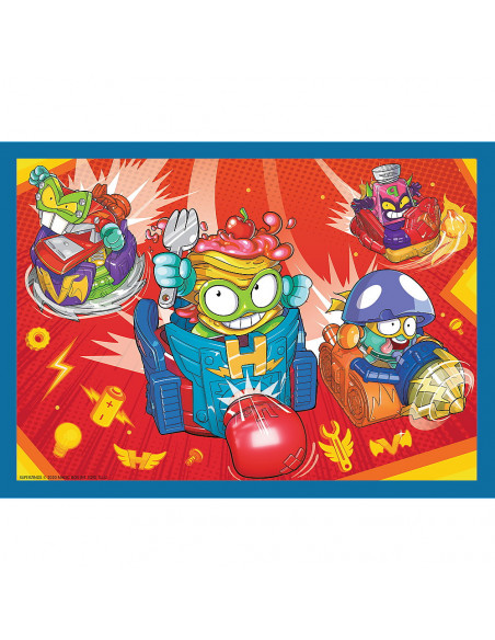 Puzzle Trefl 4in1 Super Things Super Actiunea,34390