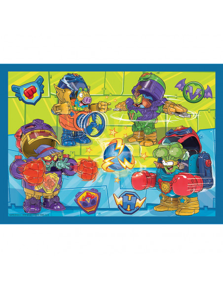 Puzzle Trefl 4in1 Super Things Super Actiunea,34390