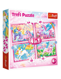 Puzzle Trefl 4in1 Patrula Unicorni Si Magie,34389