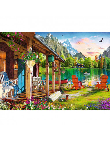 Puzzle Trefl 500 Cabana Din Munti,37408
