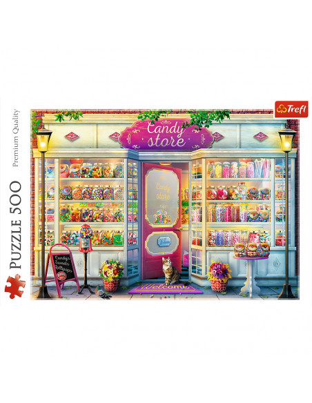 Puzzles 500 Magazinul De Bomboane,37407