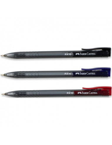 FC545551,ROLLER 1.0MM SEMI-GEL CU MECANISM ALBASTRU RX10 FABER-CASTELL