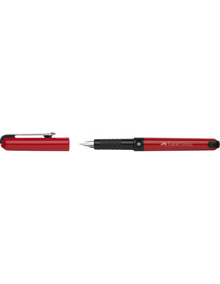 FC149877,Stilou scolar Vario Faber-Castell, Rosu