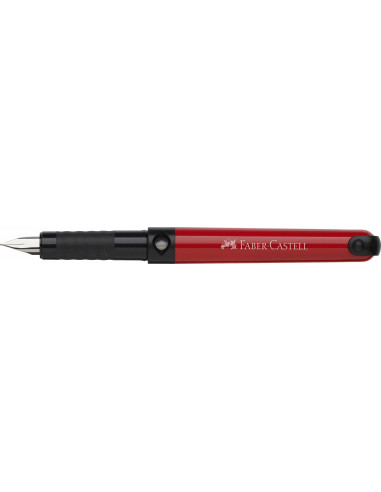 FC149877,Stilou scolar Vario Faber-Castell, Rosu