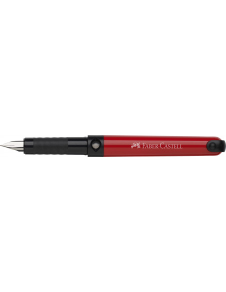 FC149877,Stilou scolar Vario Faber-Castell, Rosu