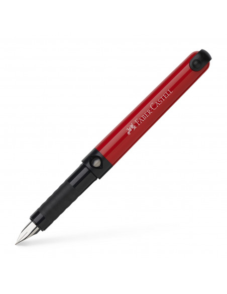 FC149877,Stilou scolar Vario Faber-Castell, Rosu