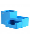 SUPORT BIROU 3 COMPART+SERTAR BLEU DELI,DLEZ25130