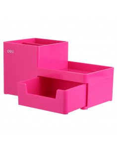 SUPORT BIROU 3 COMPART+SERTAR ROZ DELI,DLEZ25140